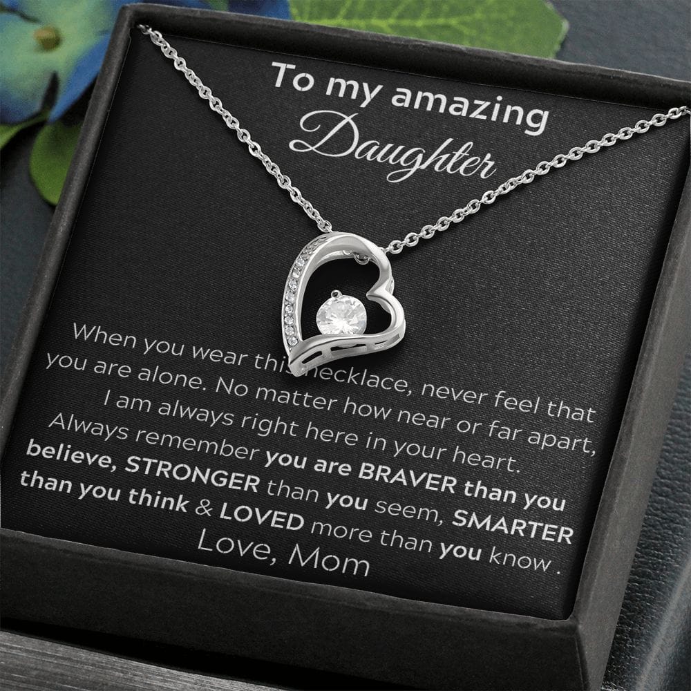 To My Amazing Daughter - When You Wear This Necklace - Forever Love Necklace