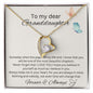 To My Dear Granddaughter - Someday When The Pages - Forever Love Necklace