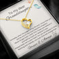 To My Dear Granddaughter - Someday When The Pages - Forever Love Necklace