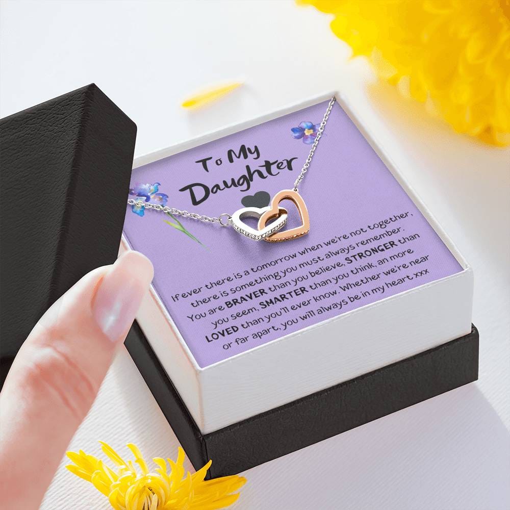 To My Daughter Purple Flowers