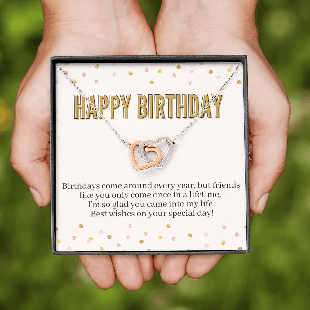 Happy birthday necklace top