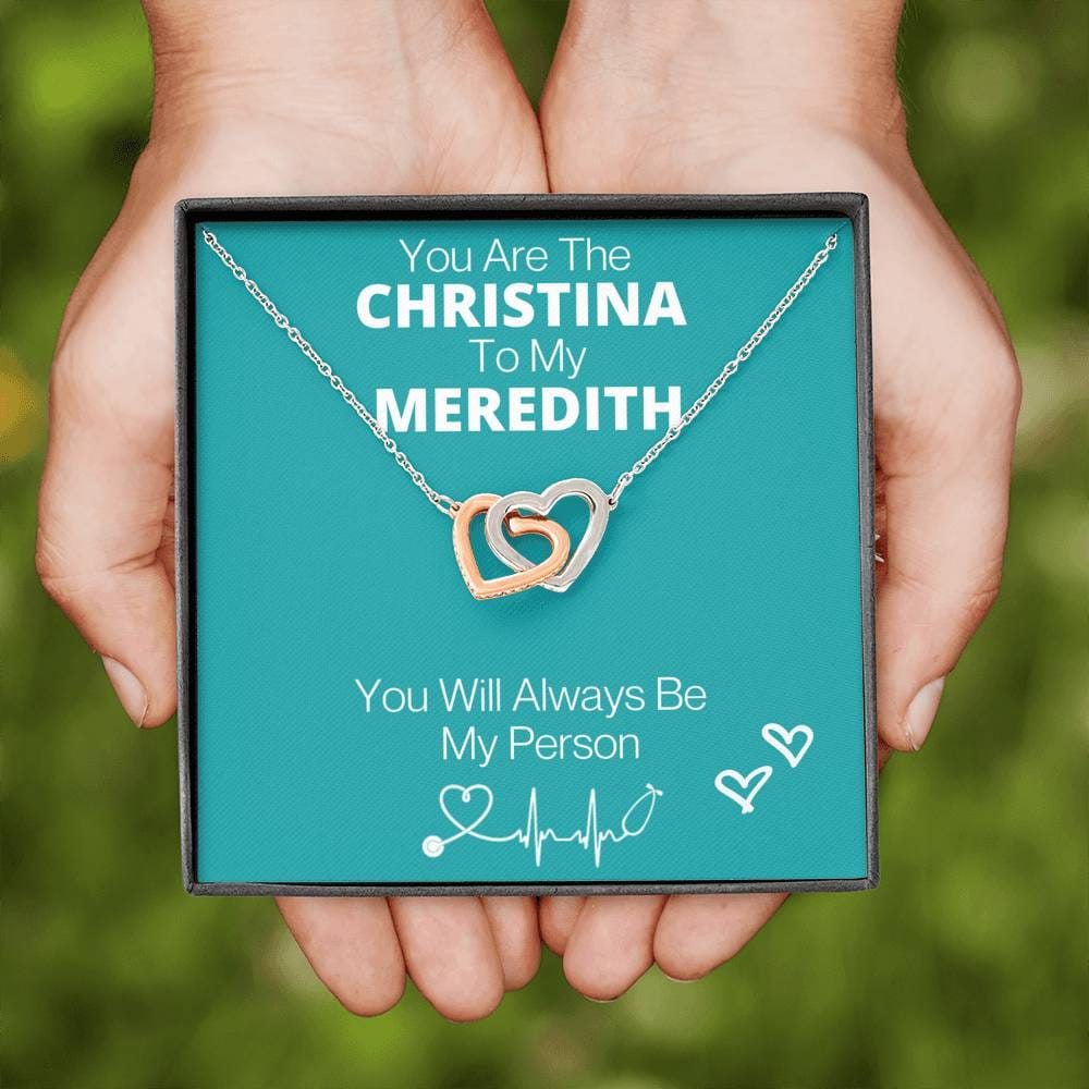 You Are The Christina To My Meredith Necklace
