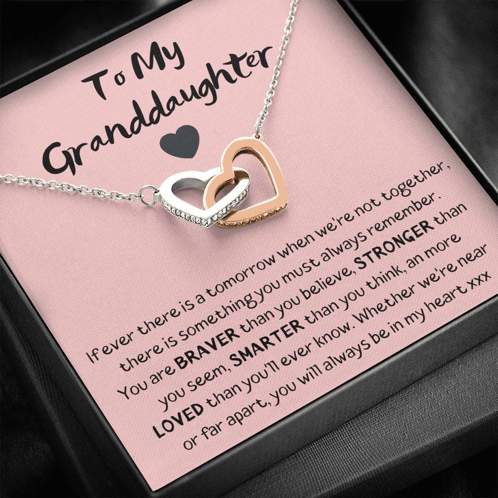 To My Granddaughter light pink