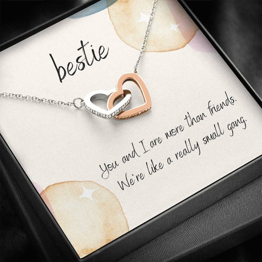 Bestie - You And I - Interlocking Heart Necklace