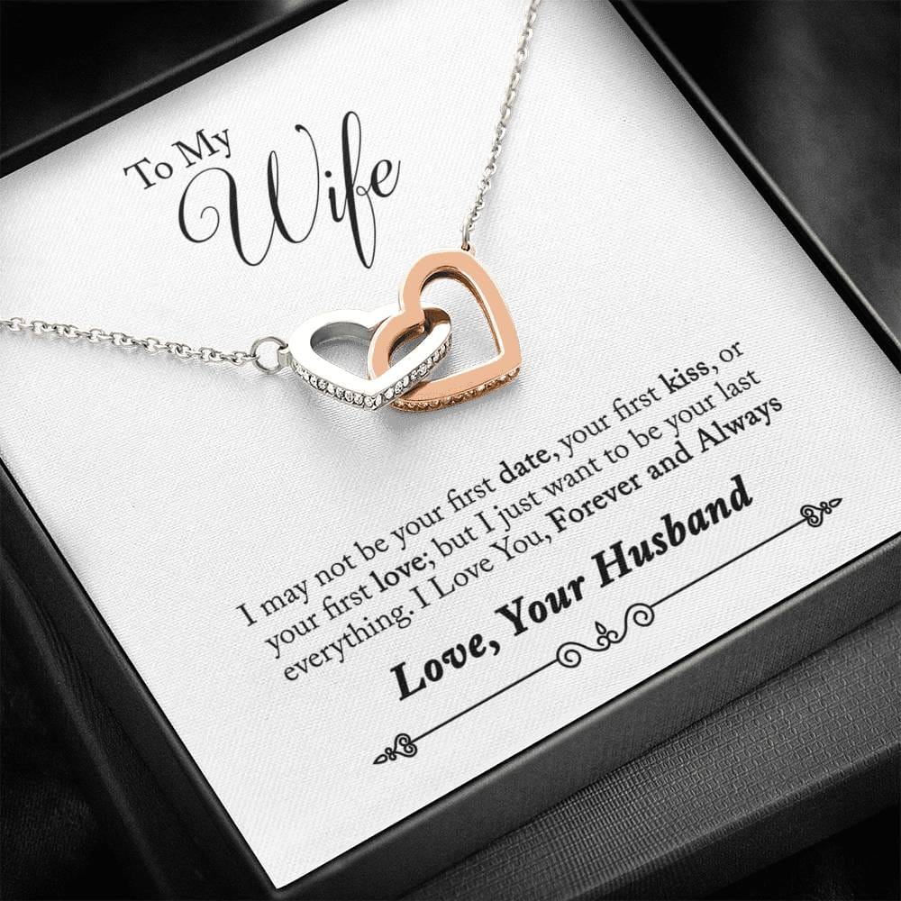 To My Wife - I Love You, Forever And Always - Interlocking Heart