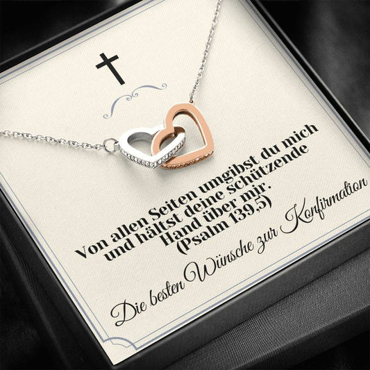 Die Besten Wünsche Zur Konfirmation - Interlocking Hearts Necklace