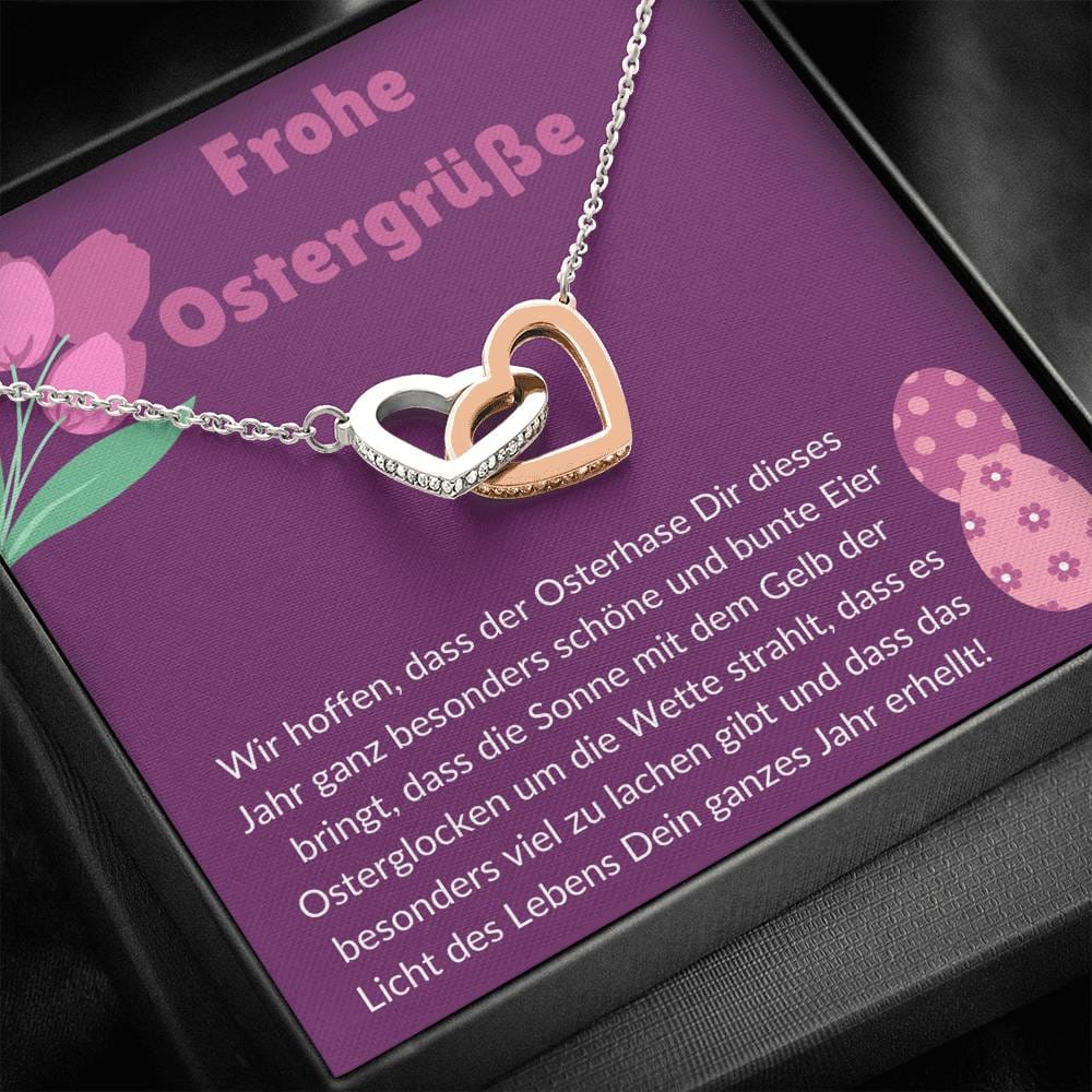 Frohe Ostergrüße - Interlocking Hearts Necklace