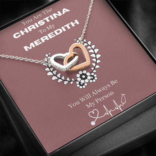 You Are The Cristina To My Meredith Necklace