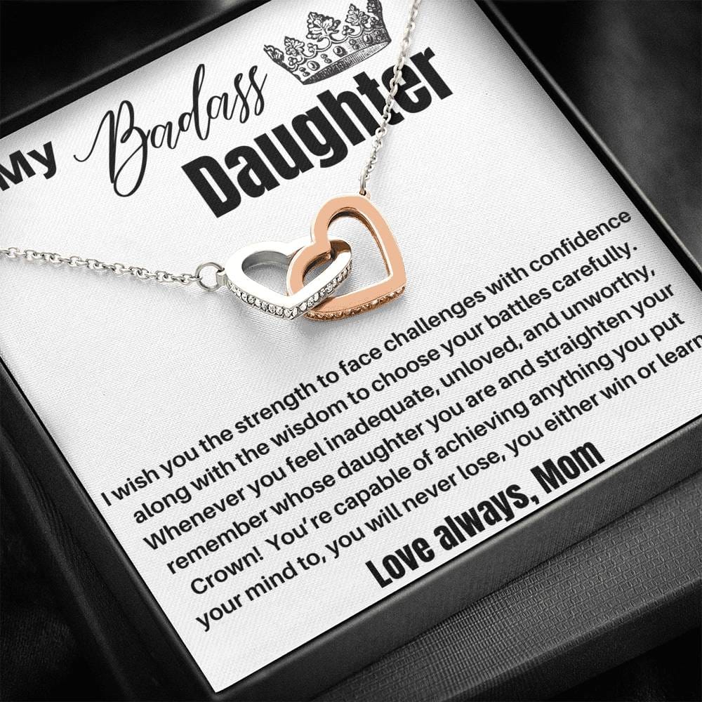 Buy rakva 925 Sterling Silver Bonus Daughter Necklace, Blood Special Full  Purse Dream Always There Love Mother at Amazon.in