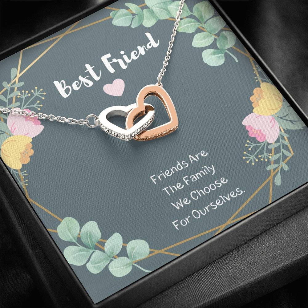 Best Friend Interlocking Heart