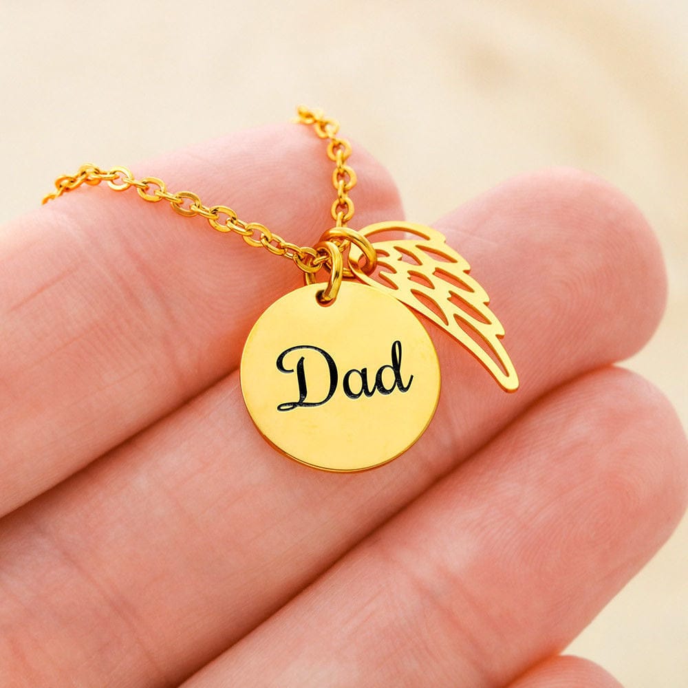 Daddy's Girl - I Am Who I Am Today - Remembrance Necklace Dad