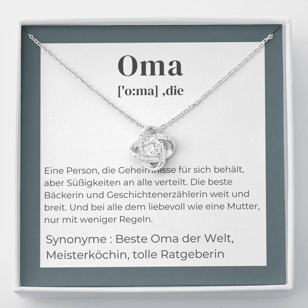 Oma Definition - Love Knot Necklace