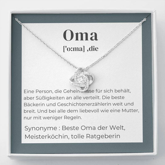 Oma Definition - Love Knot Necklace