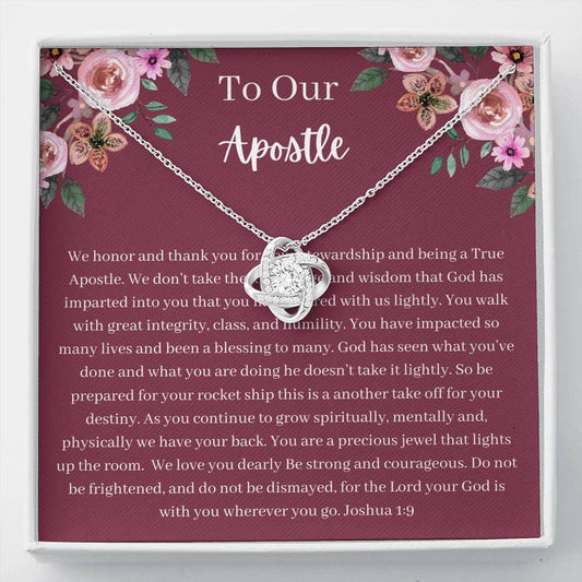 To Our Apostle - Love Knot Necklace