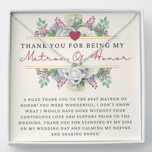 Matron Of Honor - Love Knot Necklace