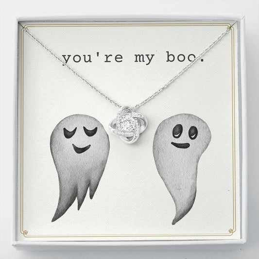 You're My Boo - Love Knot Necklace