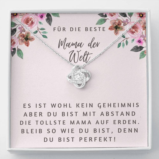 Für Die Beste Mama Der Welt - Love Knot Necklace