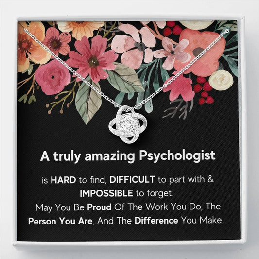 A Truly Amazing Psychologist - Love Knot Necklace