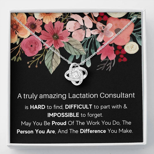 A Truly Amazing Lactation Consultant - Love Knot Necklace