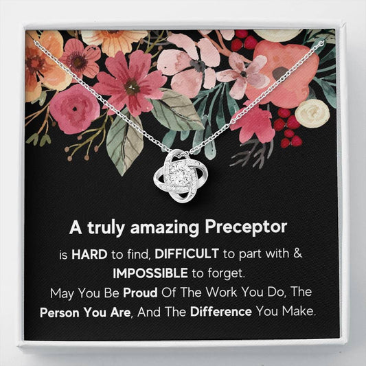 A Truly Amazing Preceptor - Love Knot Necklace
