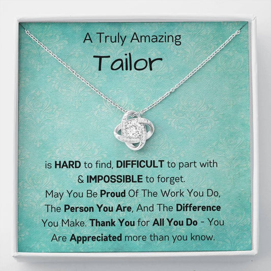 A Truly Amazing Tailor - Love Knot Necklace
