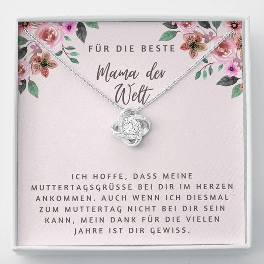 Für Die Beste Mama Der Welt - Love Knot Necklace