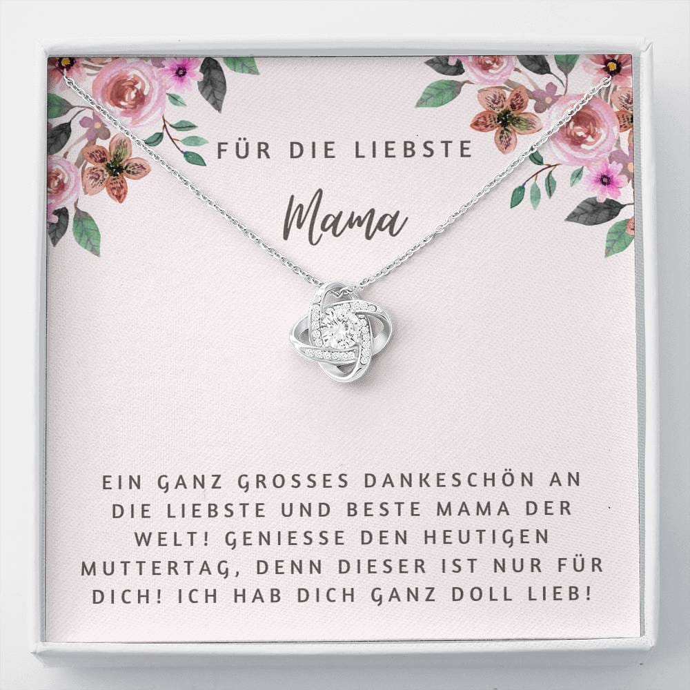 Für Die Liebste Mama - Love Knot Necklace