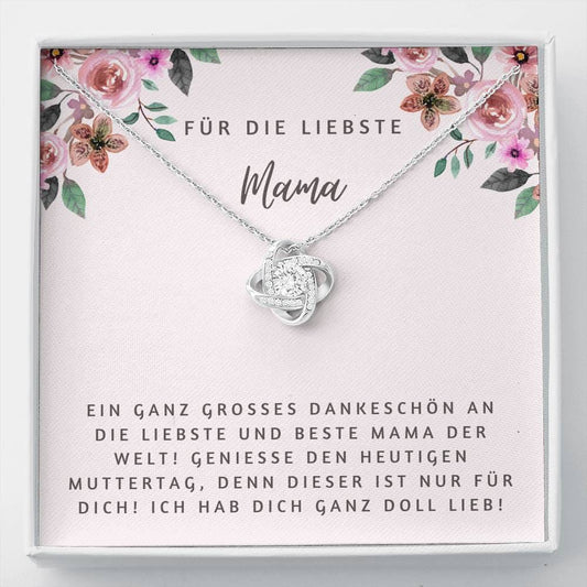 Für Die Liebste Mama - Love Knot Necklace