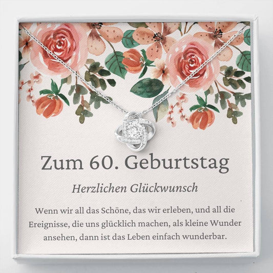 Zum 60. Geburtstag - Love Knot Necklace
