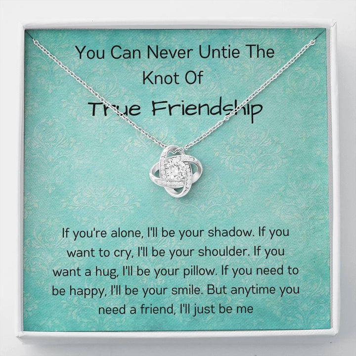The knot of friendship outlet necklace