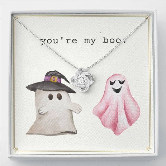 You're My Boo - Love Knot Necklace