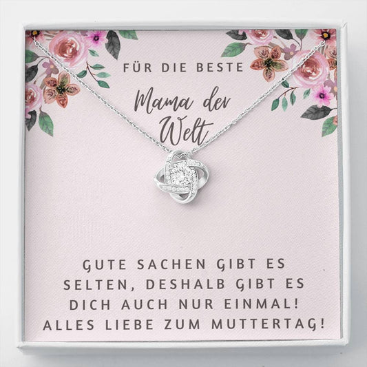 Für Die Beste Mama Der Welt - Love Knot Necklace