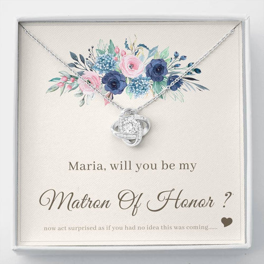 Matron Of Honor - Love Knot Necklace