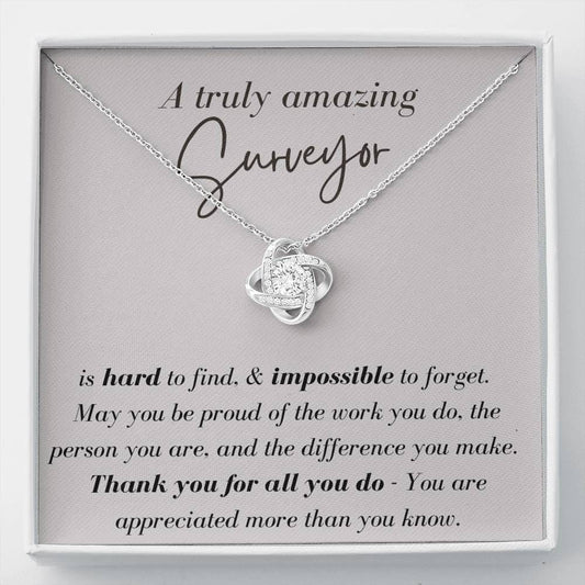 A Truly Amazing Surveyor - Love Knot Necklace