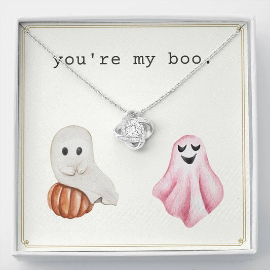 You're My Boo - Love Knot Necklace