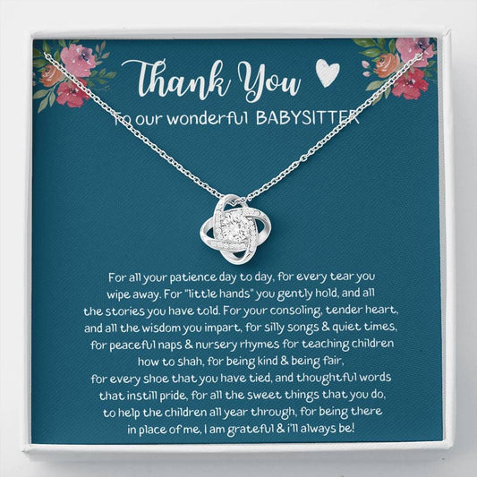 Thank You To Our Wonderful Babysitter
