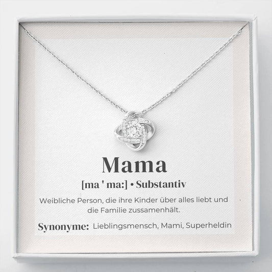 Mama Definition - Love Knot Necklace