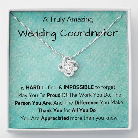 Wedding Coordinator - Love Knot Necklace