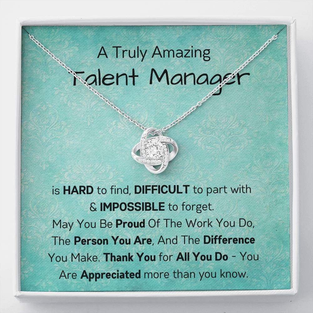 A Truly Amazing Talent Manager - Love Knot Necklace – Our Special Moments