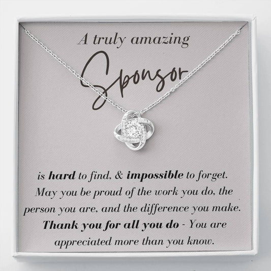 A Truly Amazing Sponsor - Love Knot Necklace