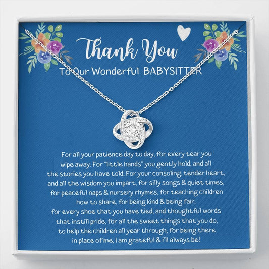 Thank You To Our Wonderful Babysitter