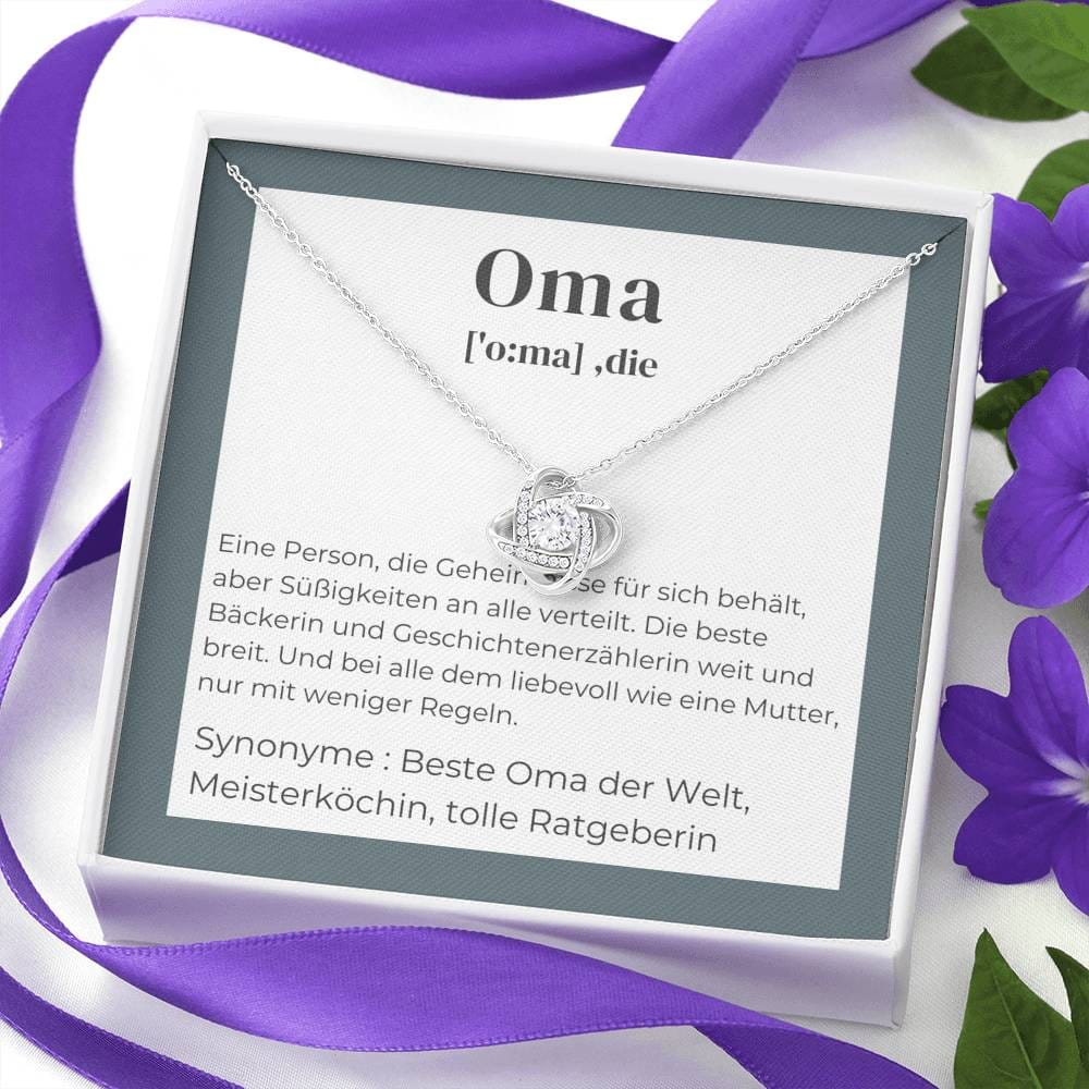 Oma Definition - Love Knot Necklace