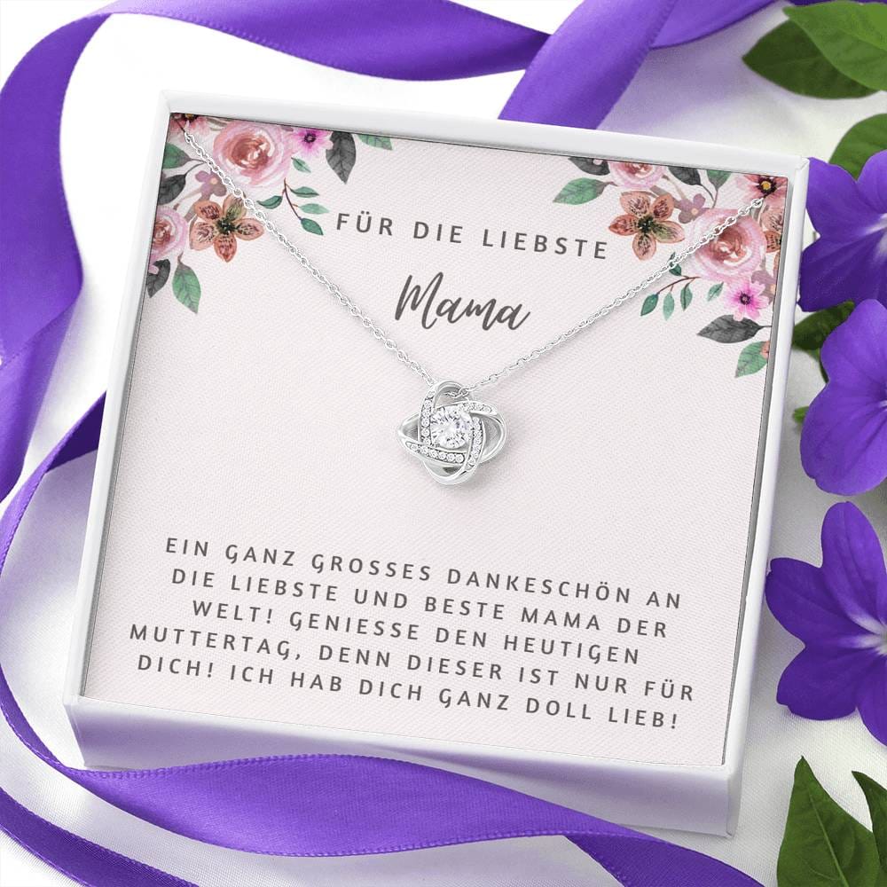 Für Die Liebste Mama - Love Knot Necklace