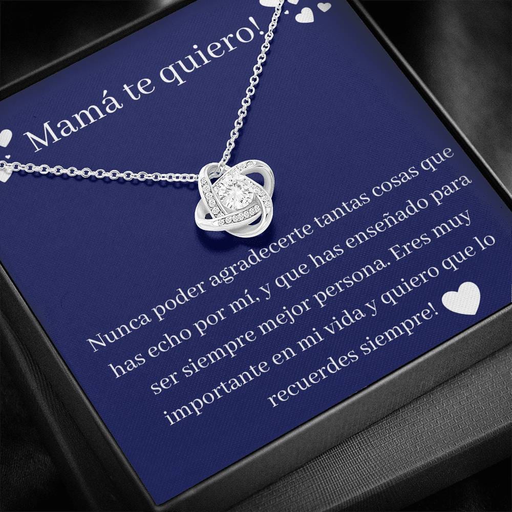 Mama te quiero - Love Knot Necklace