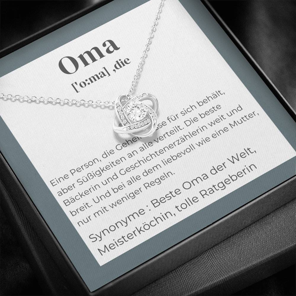 Oma Definition - Love Knot Necklace