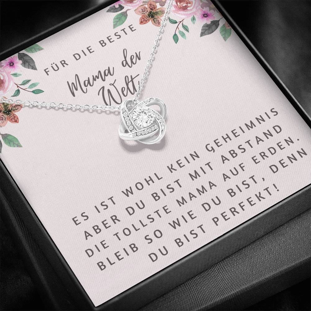 Für Die Beste Mama Der Welt - Love Knot Necklace