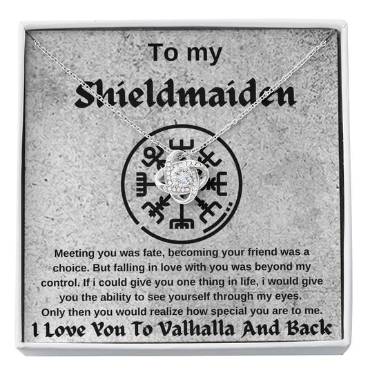 To My Shieldmaiden - Meeting You - Love Knot Necklace