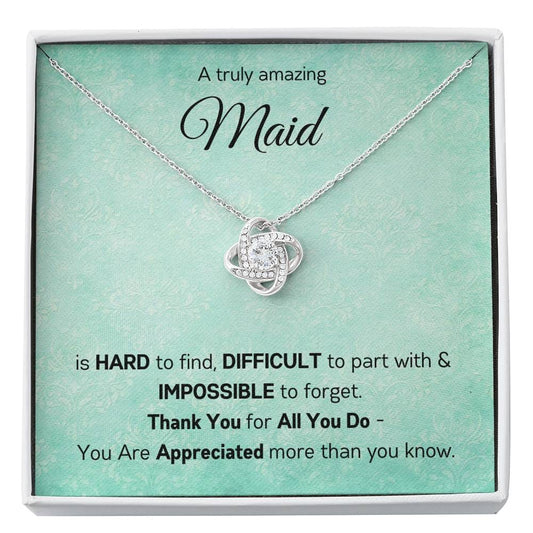 A Truly Amazing Maid - Love Knot Necklace
