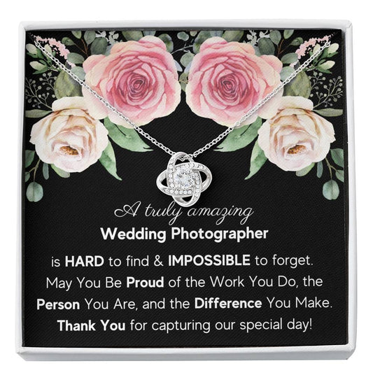A Truly Amazing Wedding Photographer - Love Knot Necklace