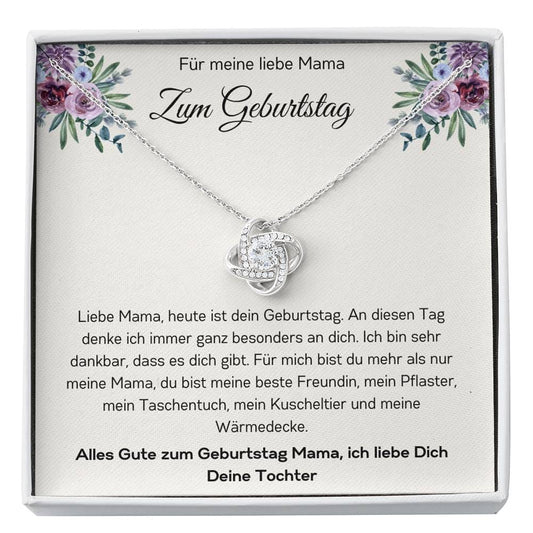 Für Meine Liebe Mama Zum Geburtstag - Liebes Knoten Halskette